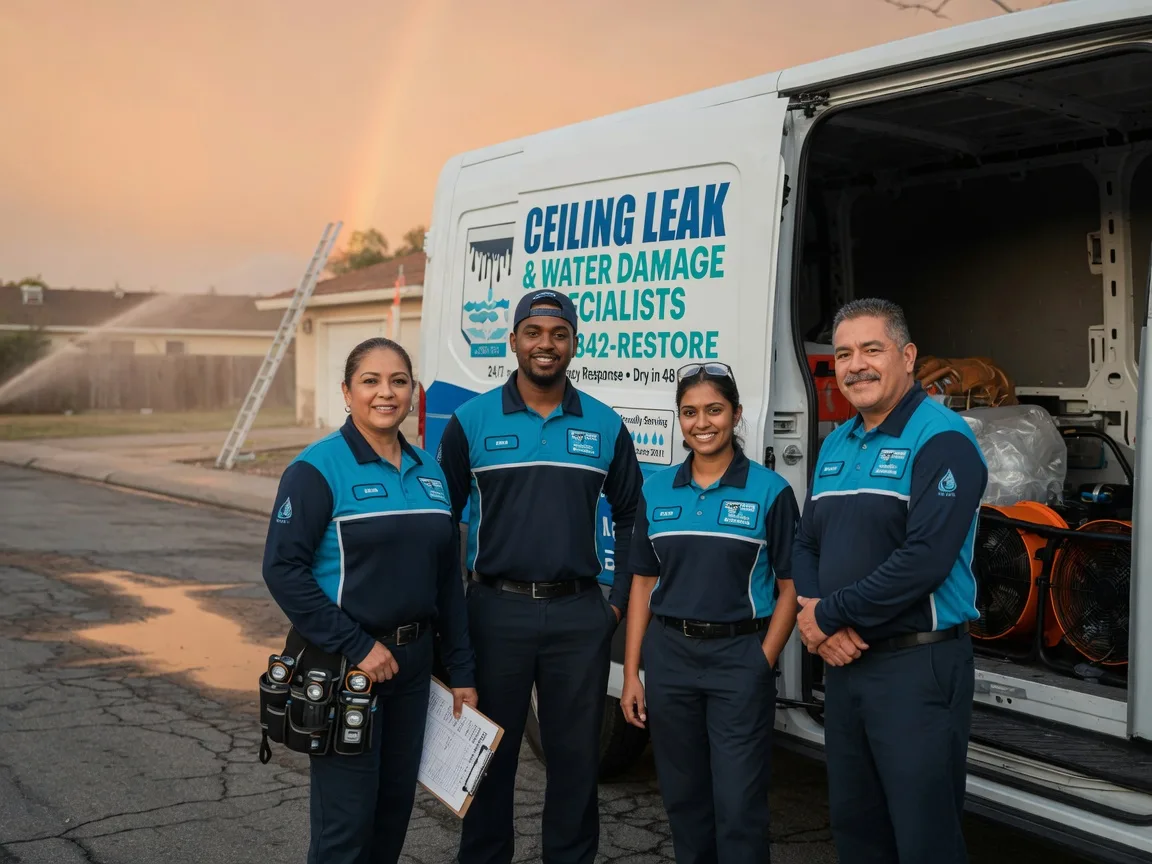 Ceiling Leak Cleanup company in Lake City, CA