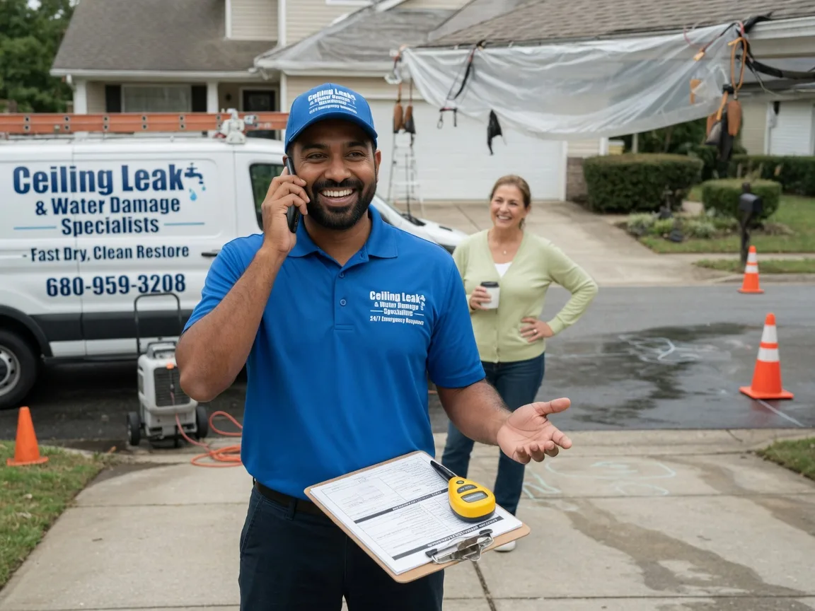 Ceiling Leak Cleanup Lake City, CA FAQs